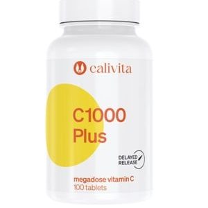 Vitamina C 1000 Plus CaliVita (100 tablete) Megadoza de vitamina C cu macese organiceInapoi