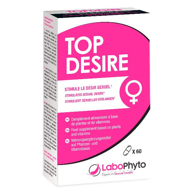 Afrodisiac TOP DESIRE, Labophyto, pentru cresterea libidoului feminin, 60 capsule 1 Afrodisiac TOP DESIRE