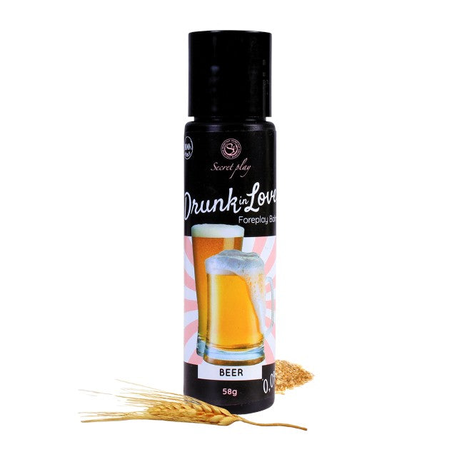 Balsam intim comestibil SECRET PLAY Drunk in Love - Beer, pentru corp și zone erogene, cu aromă de bere, 58 gr 1 Balsam intim comestibil SECRET PLAY Drunk in Love - Beer
