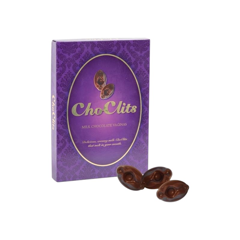 Bomboane de ciocolată în formă de vagin ChoClits Milk Chocolate Vaginas, perfect ca un cadou sexy și amuzant pentru ocazii speciale 1 Bomboane de ciocolată în formă de vagin ChoClits Milk Chocolate Vaginas