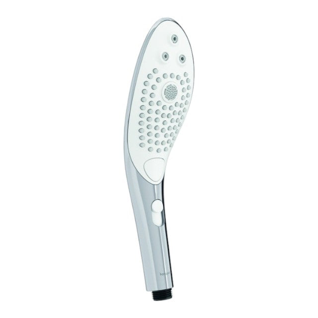 Cap de duș stimulator WOMANIZER Wave Chrome, pentru stimularea clitorisului, 3 tipuri de jet, 2 intensități, argintiu 1 Cap de duș stimulator WOMANIZER Wave Chrome