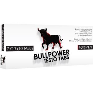 Capsule BULLPOWER Testo Tabs pentru erecții puternice și performanțe sexuale îmbunătățite