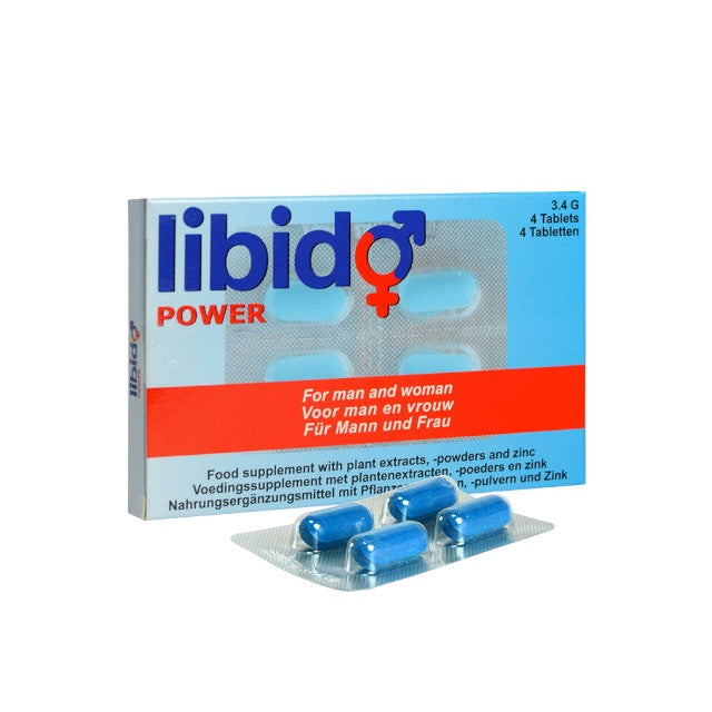 Capsule LIBIDO POWER, unisex, pentru creșterea libidoului și rezistență sexuală îmbunătățită, 4 buc 1 Capsule LIBIDO POWER