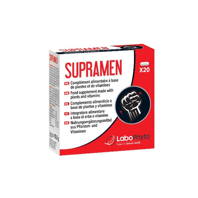 Capsule SUPRAMEN Sexual Power 4 in 1, Labophyto, potenta, erectie, intarziere ejaculare, libido, 20 capsule 1 Capsule SUPRAMEN Sexual Power 4 in 1