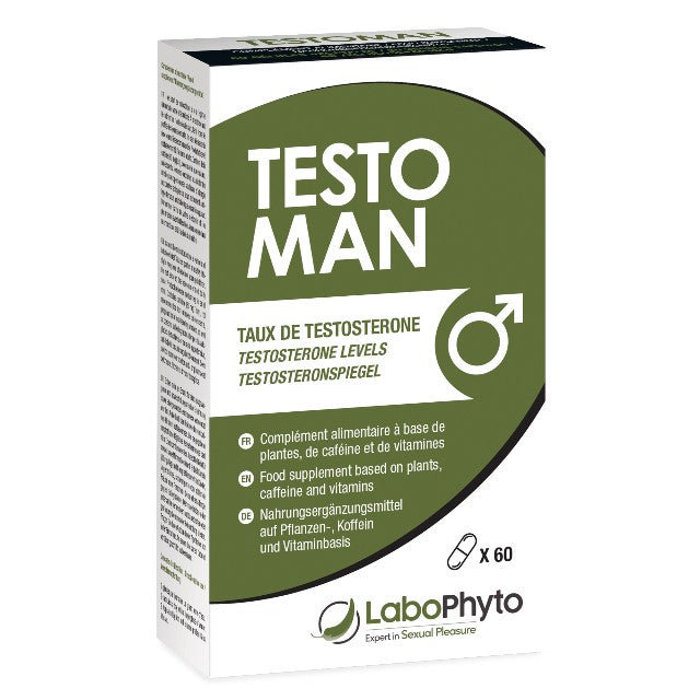 Capsule TESTOMAN Testosterone, LaboPhyto, pentru erectii puternice si cresterea nivelului de testosteron, 60 capsule 1 Capsule TESTOMAN Testosterone