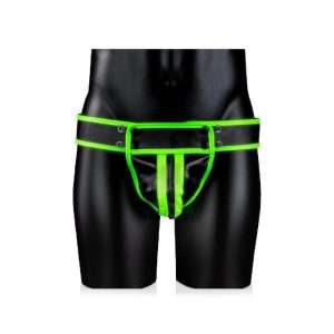 Chilot sexy bărbați OUCH! Striped Jockstrap Glow In The Dark