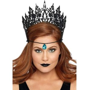 Coroană LEG AVENUE Crown with Glitter and Jewel