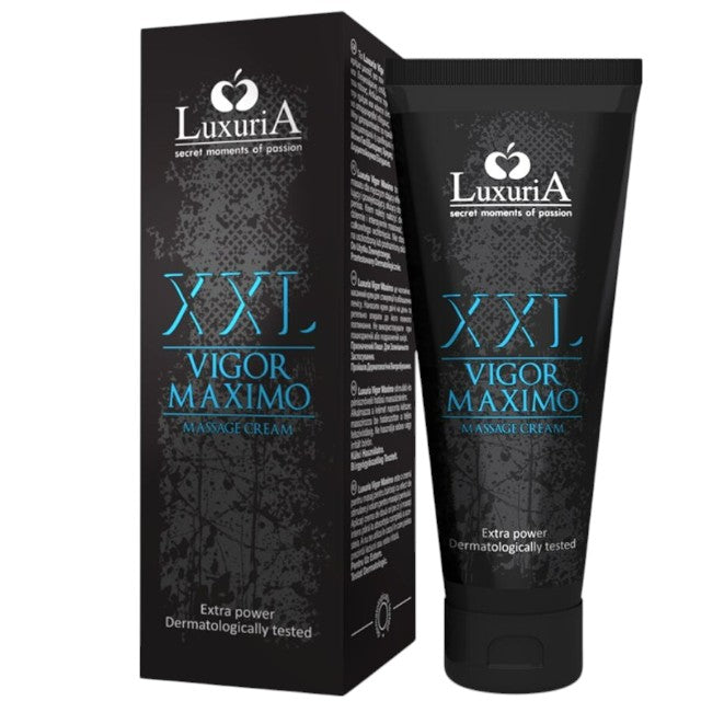 Crema LUXURIA - XXL Vigor Maximo, stimuleaza elasticitatea pielii si ingrosarea penisului,75 ml 1 Crema LUXURIA - XXL Vigor Maximo