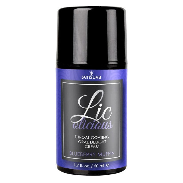 Cremă pentru sex oral SENSUVA Licolicious BLUEBERRY MUFFIN, cu gust delicios de brioșă cu afine, 50 ml 1 Cremă pentru sex oral SENSUVA Licolicious BLUEBERRY MUFFIN