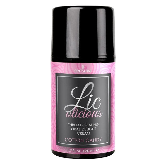 Cremă pentru sex oral SENSUVA Licolicious COTTON CANDY, cu gust delicios de vată de zahăr, 50 ml 1 Cremă pentru sex oral SENSUVA Licolicious COTTON CANDY