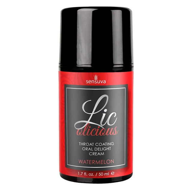 Cremă pentru sex oral SENSUVA Licolicious WATERMELON, cu gust delicios de pepene roșu, 50 ml 1 Cremă pentru sex oral SENSUVA Licolicious WATERMELON