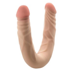 Dildo dublu DR. SKIN+ 14 Inch Posable Double Dong