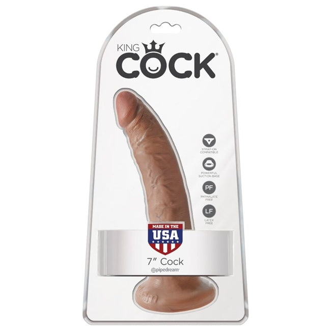 Dildo realistic KING COCK - REALISTIC PENIS, 17.5 cm 1 Dildo realistic KING COCK - REALISTIC PENIS