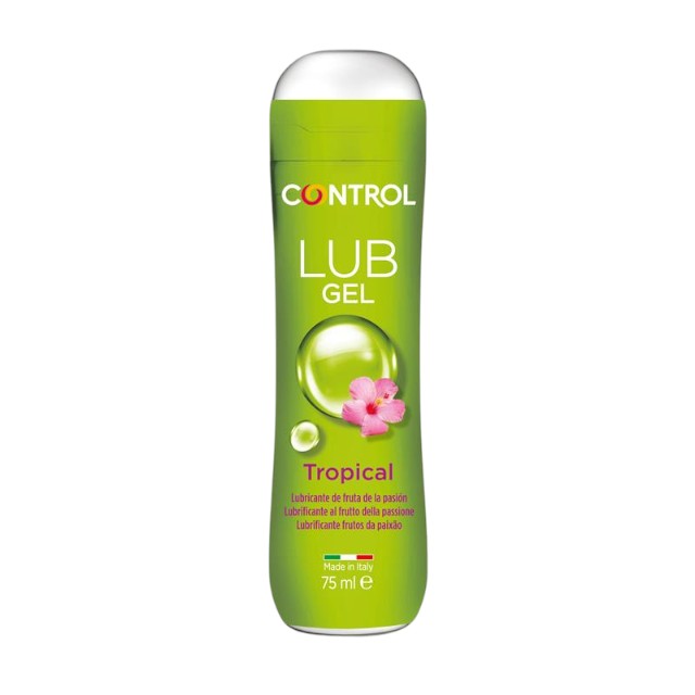 Gel Control - Tropical, intim si pentru masaj, lubrifiant pe baza de apa, 75 ml 1 Gel Control - Tropical