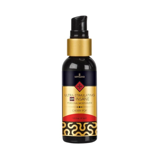 Gel intim SENSUVA ON Insane - Cherry Pop, pentru stimularea clitorisului, cu efect de încălzire, aromă de cireșe, 57 ml 1 Gel intim SENSUVA ON Insane - Cherry Pop