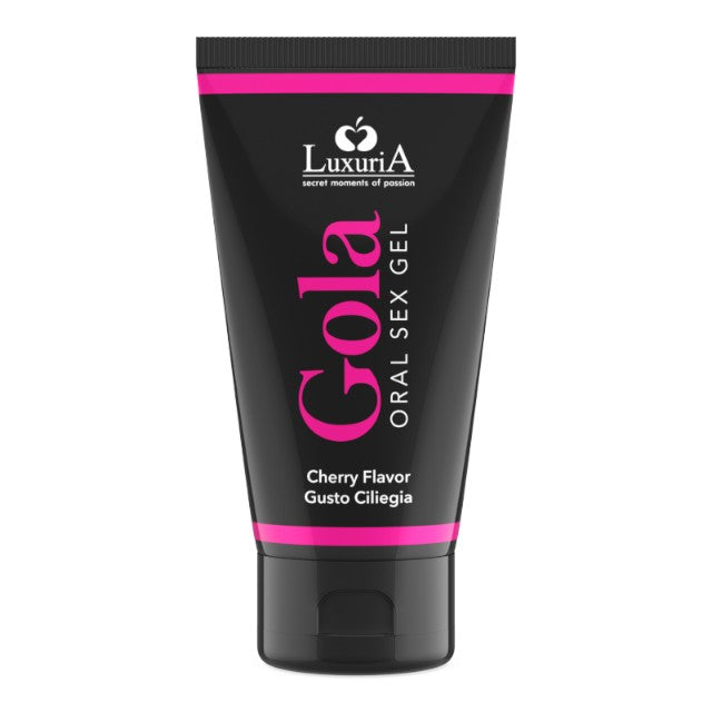 Gel pentru sex oral LUXURIA Gola Cherry, pe bază de apă, cu aromă naturală de cireșe, 50 ml 1 Gel pentru sex oral LUXURIA Gola Cherry