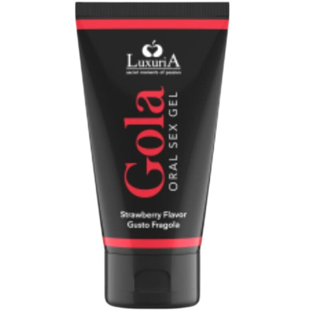 Gel pentru sex oral LUXURIA Gola Strawberry, pe bază de apă, cu aromă naturală de căpșuni, 50 ml 1 Gel pentru sex oral LUXURIA Gola Strawberry