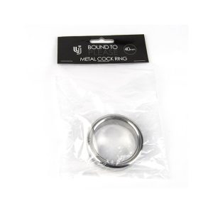 Inel pentru penis Bound to Please - Metal Cock Ring