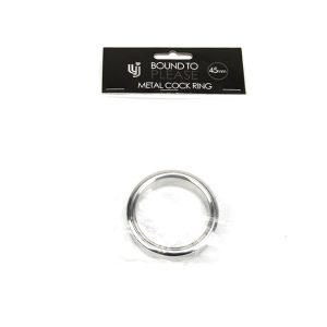 Inel pentru penis Bound to Please - Metal Cock Ring