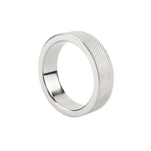 Inel pentru penis MR. STEEL CrissCross C-Ring