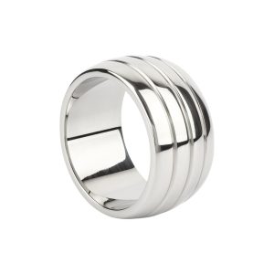 Inel pentru penis MR. STEEL Oval Barrel C-Ring