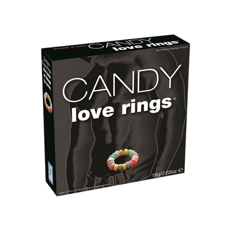 Inel pentru penis comestibil SPENCER & FLEETWOOD Candy Love Rings, gust dulce Tutti Frutti, marime universala - 3 buc 1 Inel pentru penis comestibil SPENCER & FLEETWOOD Candy Love Rings