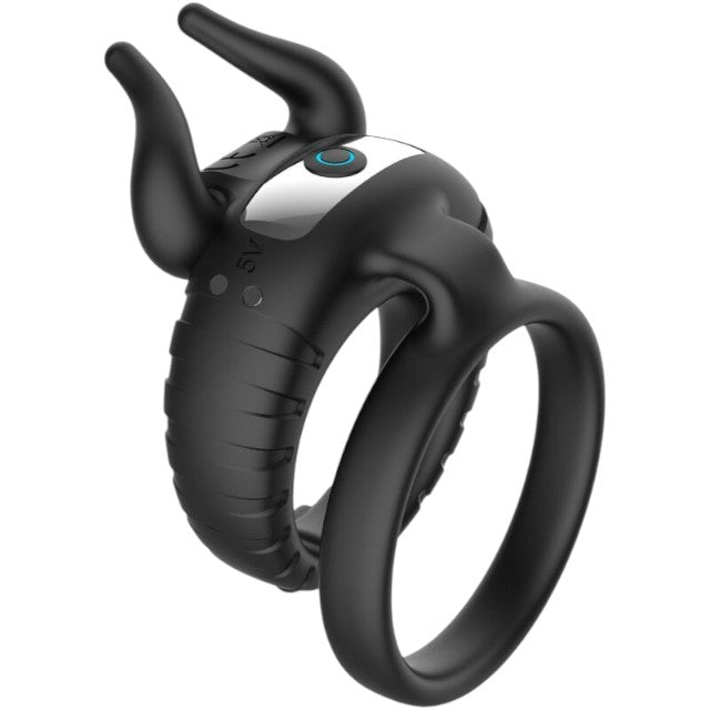 Inel vibrator pentru penis ARMONY Bull’s Passion, control prin telecomanda, 10 functii de vibratie, rezistent la apa, negru 1 Inel vibrator pentru penis ARMONY Bull’s Passion