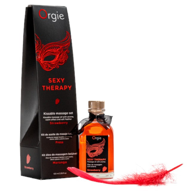 Kit de masaj erotic ORGIE - Sexy Therapy, aroma de căpșuni, 100 ml 1 Kit de masaj erotic ORGIE - Sexy Therapy