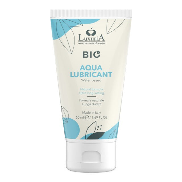 Lubrifiant LUXURIA Bio Aqua Lubricant, formulă naturală pe bază de apă, cu efect de lungă durată, 50 ml (albastru) 1 Lubrifiant LUXURIA Bio Aqua Lubricant
