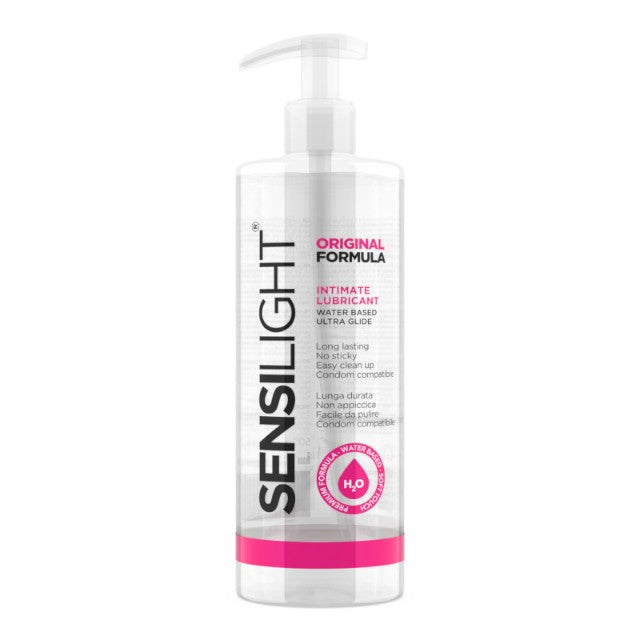 Lubrifiant SENSILIGHT Original Formula, pe bază de apă, cu efect de lungă durată, compatibil cu prezervative, 500 ml 1 Lubrifiant SENSILIGHT Original Formula