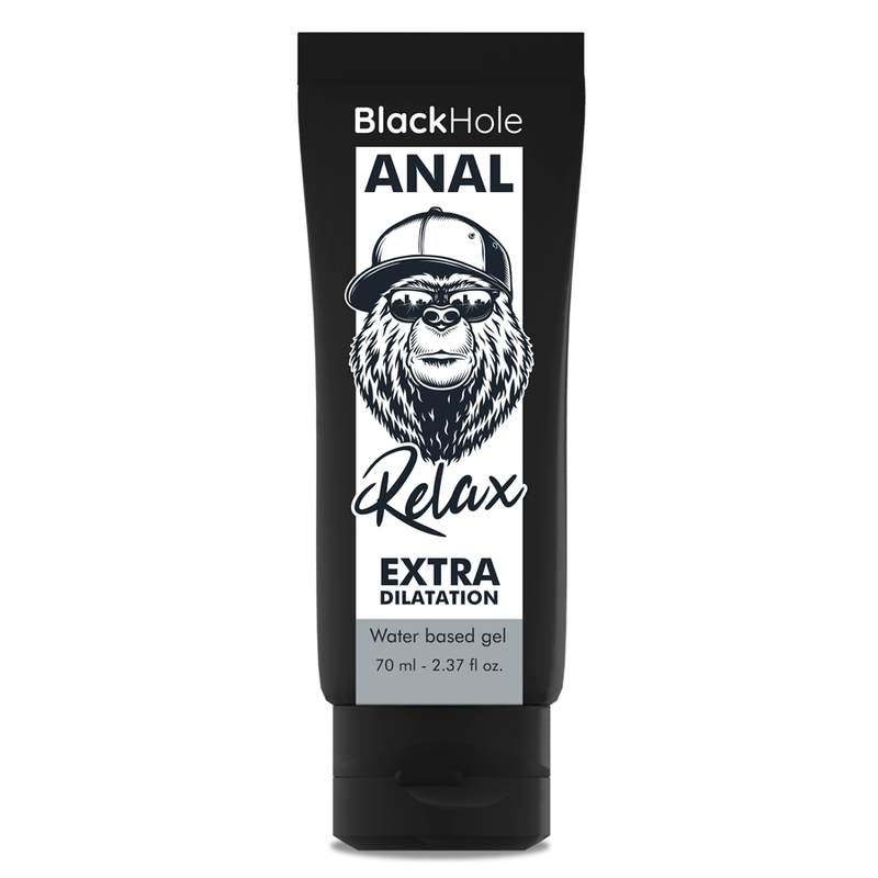 Lubrifiant anal BLACK HOLE - Extra Dilatation, textură groasă, relaxant, pe bază de apă, 70 ml 1 Lubrifiant anal BLACK HOLE - Extra Dilatation