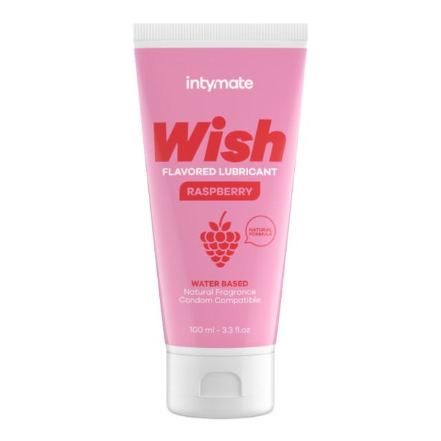 Lubrifiant cu aromă INTYMATE Wish Raspberry, formulă naturală pe bază de apă, aromă de zmeură, 100 ml 1 Lubrifiant cu aromă INTYMATE Wish Raspberry