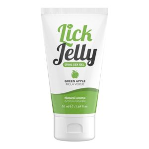 Lubrifiant cu aromă LICK JELLY Green Apple