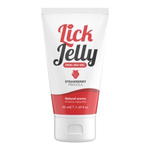 Lubrifiant cu aromă LICK JELLY Strawberry