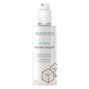 Lubrifiant cu aromă WICKED Simply Brown Sugar