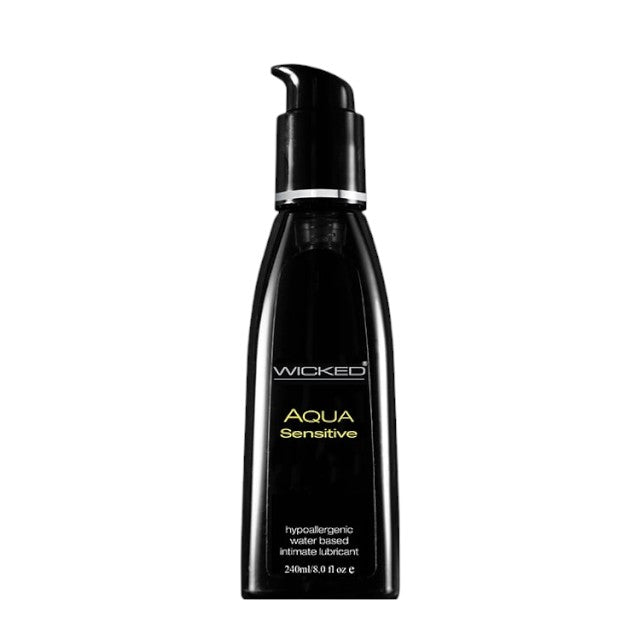 Lubrifiant pe bază de apă WICKED Aqua Sensitive, formulă inovatoare potrivită pentru pielea sensibilă, 240 ml 1 Lubrifiant pe bază de apă WICKED Aqua Sensitive