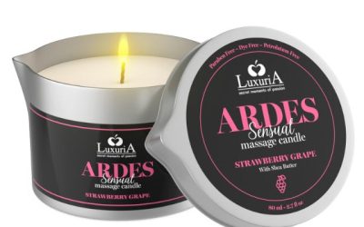 Lumânare pentru masaj LUXURIA Ardes Sensual – Strawberry Grape