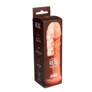 Manșon pentru extensia penisului LOLA Real Bubbles