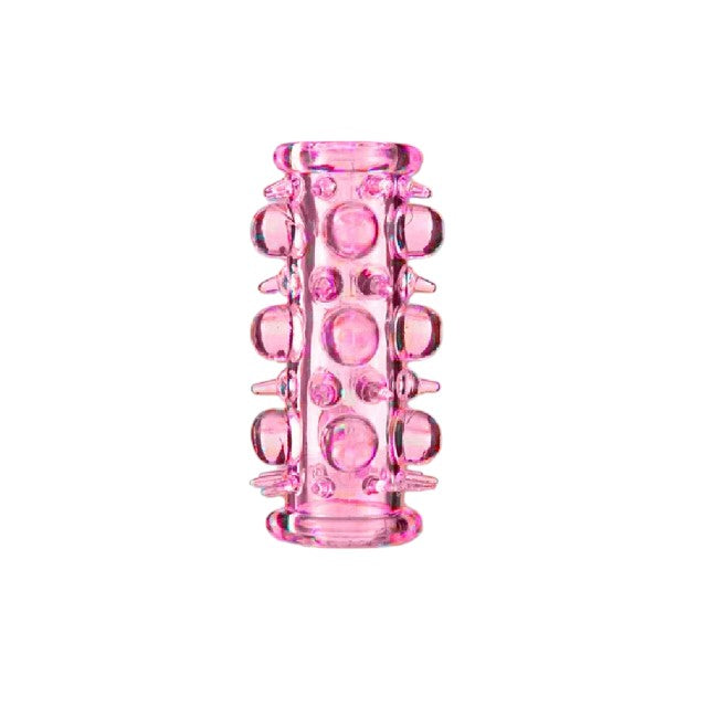 Manșon pentru penis B-SERIES, pentru stimulare intensă și îngroșare, lungime 7 cm, culoare roz (67-00012) 1 Manșon pentru penis B-SERIES