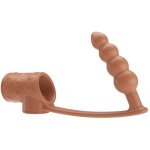 Manșon pentru penis cu plug anal PRETTY LOVE Rilley Penis Sleeve