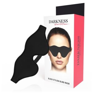Mască DARKNESS Straight Black Stylish Mask