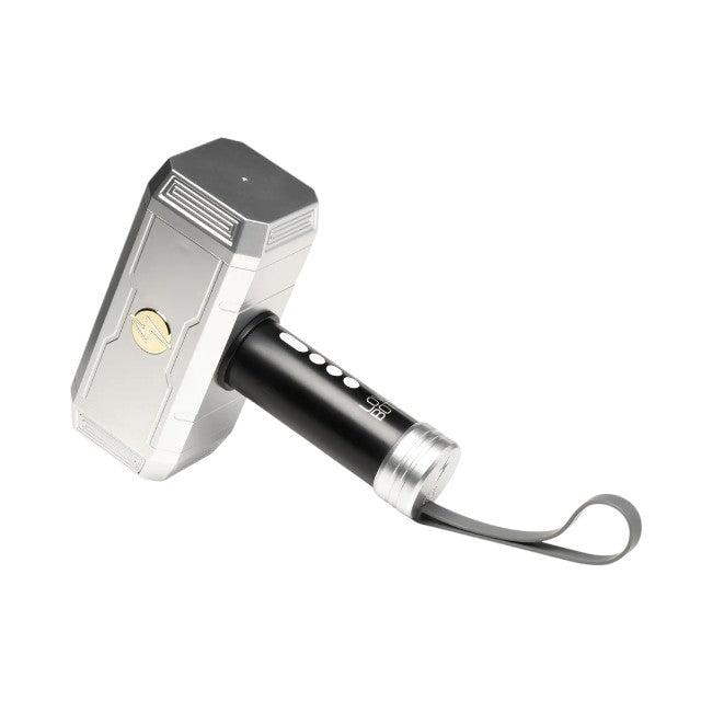 Masturbator XR BRANDS Thunder Stroker, în formă de ciocanul lui Thor, cu 5 funcții de aspirare, 7 funcții de vibrație, 3 viteze, 23 cm 1 Masturbator XR BRANDS Thunder Stroker