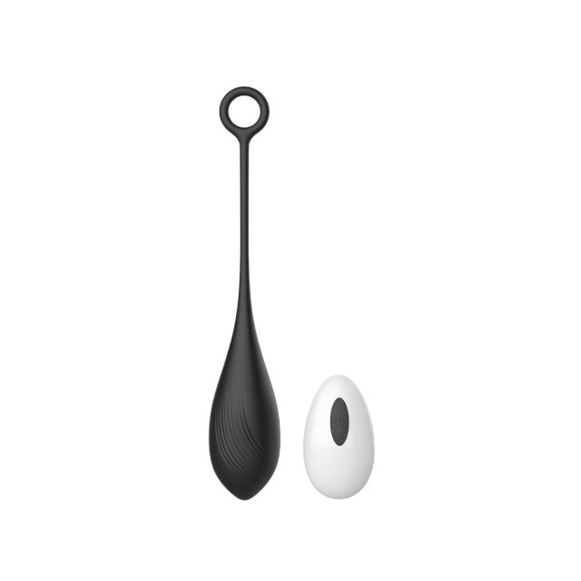 Ou vibrator MINA Divine Love Egg, control prin telecomandă, 10 funcții de vibrație, rezistent la apă, negru 1 Ou vibrator MINA Divine Love Egg