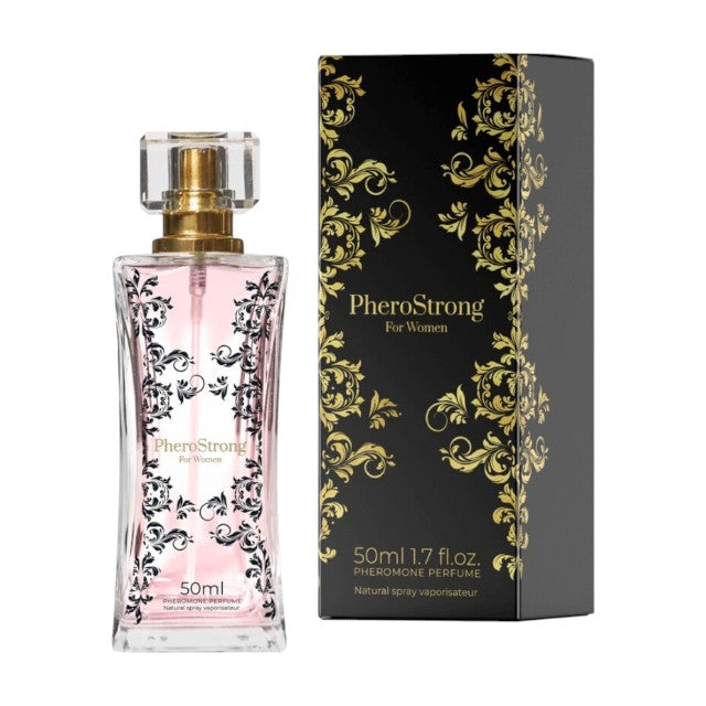 Parfum cu feromoni PHEROSTRONG For Women, pentru femei, cu note de mosc, iasomie și lămâie, 50 ml 1 Parfum cu feromoni PHEROSTRONG For Women