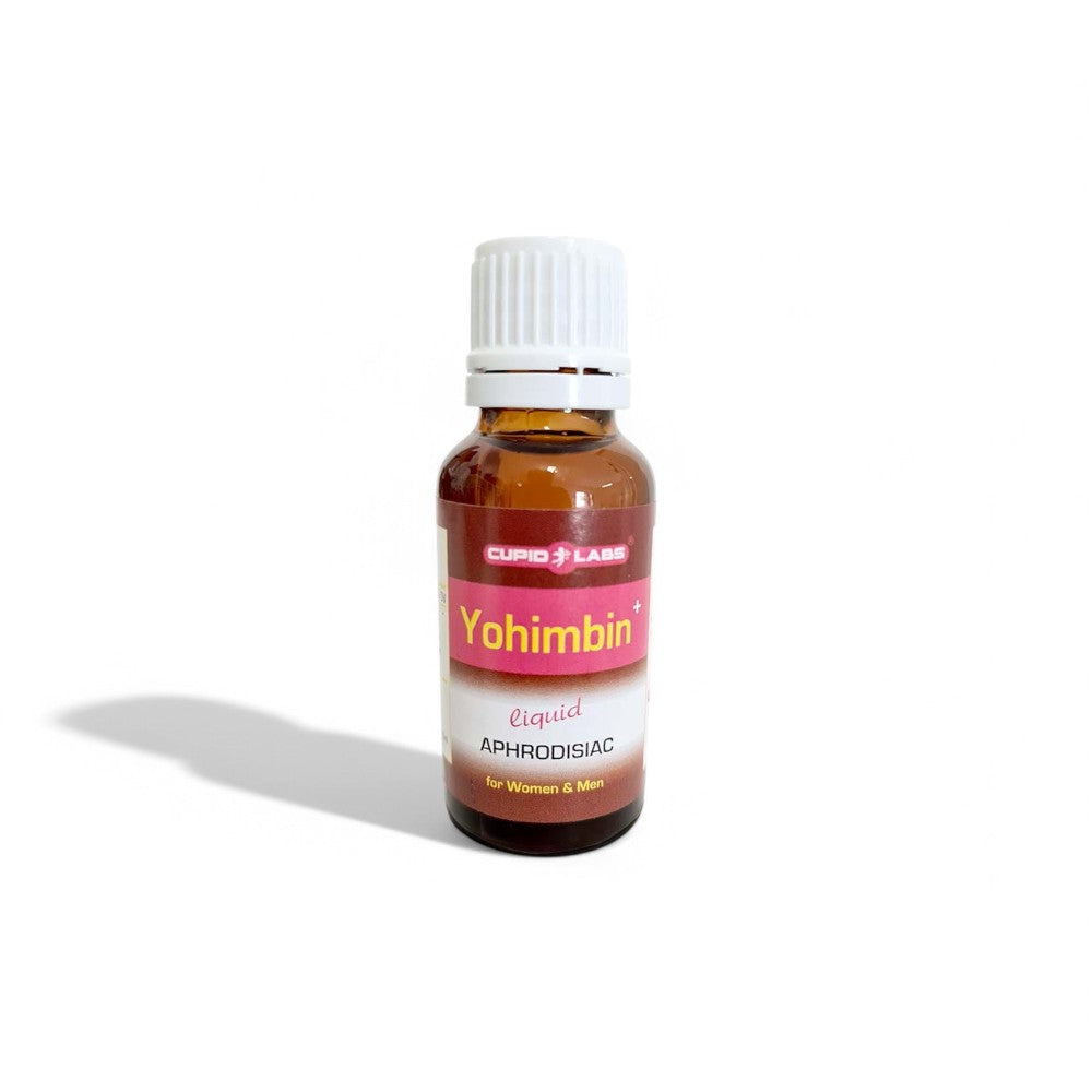 Picături afrodisiace CUPID LABS Yohimbin, pentru creșterea libidoului în cuplu, potrivit pentru bărbați și femei - 20 ml 1 Picături afrodisiace CUPID LABS Yohimbin