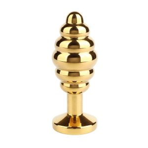 Plug anal MR. STEEL Twister Butt Plug Medium