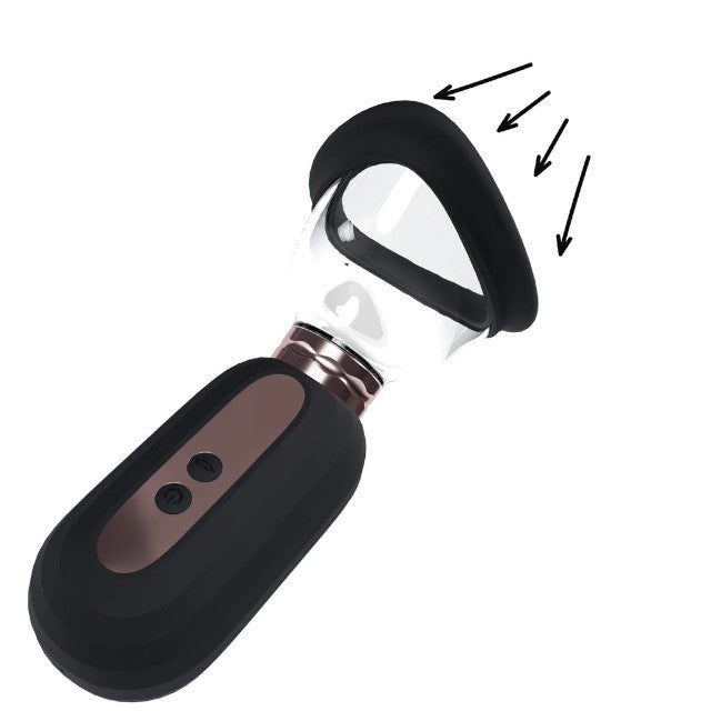 Pompă electrică PUMPED Dazzling Vulva & Breast Pump, pentru stimularea zonelor erogene feminine, culoare negru 1 Pompă electrică PUMPED Dazzling Vulva & Breast Pump