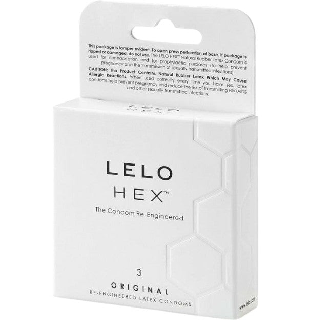 Prezervative Lelo - Hex, lubrifiate si rezistente, 54 mm 1 Prezervative Lelo - Hex