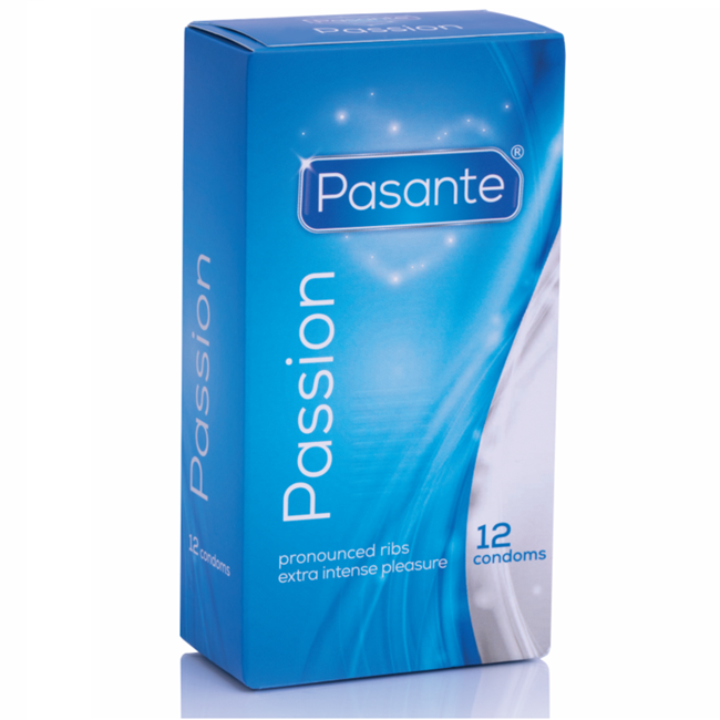 Prezervative Pasante - Passion, cu striatii si nervuri, 52 mm, 12 buc 1 Prezervative Pasante - Passion