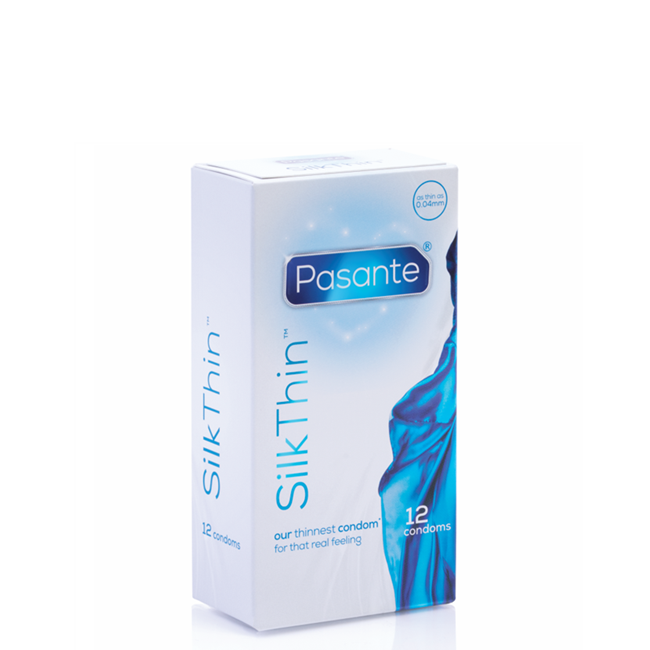 Prezervative Pasante - Silk Thin, ultra subtiri, 53 mm, 12 buc 1 Prezervative Pasante - Silk Thin